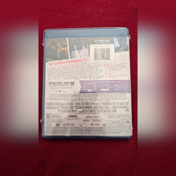 Paranormal Activity The Marked Ones Blu-Ray (NWT) - Picture 2 of 3